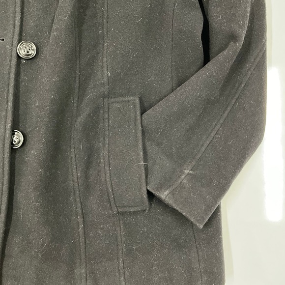 Women's Size 2X Croft & Barrow Lined Pea Coat/Jacket Black Double Breasted - Picture 8 of 8